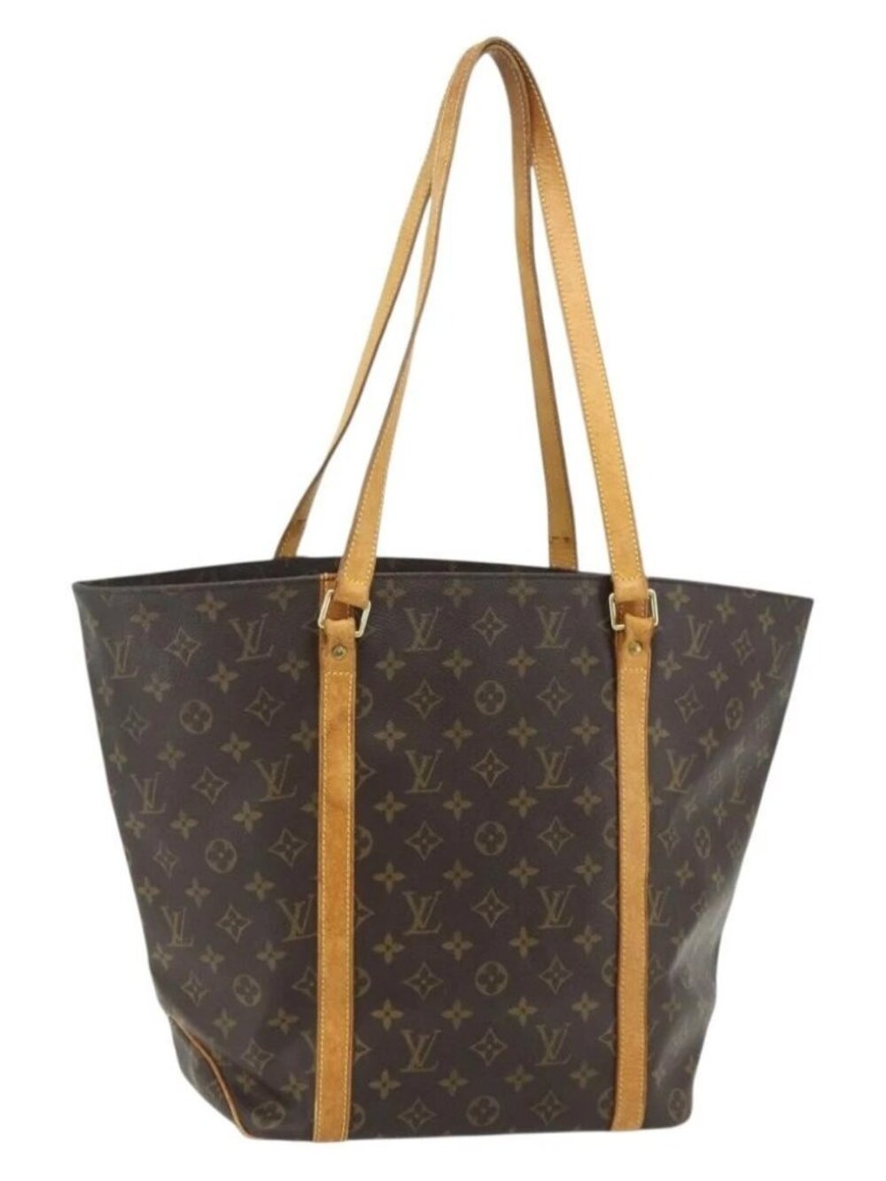 LOUIS VUITTON Monogram Sac Shopping Tote Bag M51108 LV Auth 178660